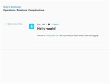 Tablet Screenshot of greysanatomy.contentquake.com