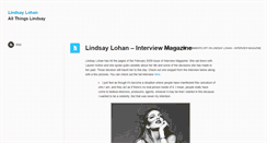 Desktop Screenshot of lindsaylohan.contentquake.com