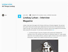 Tablet Screenshot of lindsaylohan.contentquake.com