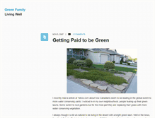 Tablet Screenshot of greenfamily.contentquake.com