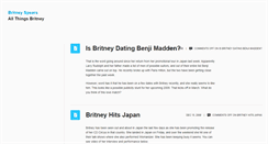 Desktop Screenshot of britneyspears.contentquake.com