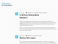 Tablet Screenshot of britneyspears.contentquake.com