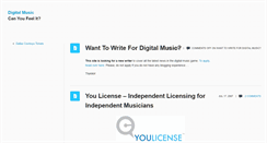 Desktop Screenshot of digitalmusic.contentquake.com