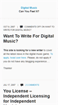 Mobile Screenshot of digitalmusic.contentquake.com