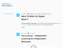 Tablet Screenshot of digitalmusic.contentquake.com