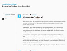 Tablet Screenshot of home-school.contentquake.com
