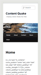 Mobile Screenshot of contentquake.com