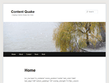 Tablet Screenshot of contentquake.com