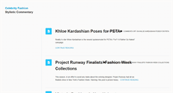 Desktop Screenshot of celebrityfashion.contentquake.com